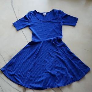 EUC LLR L Royal Blue Nicole Dress